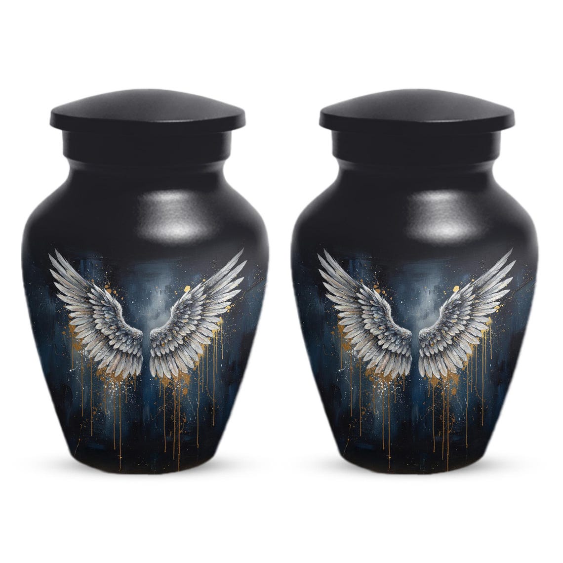 Angel Wing Large Urns For Human Ashes | Cremation Keepsake Urn For Male and Female