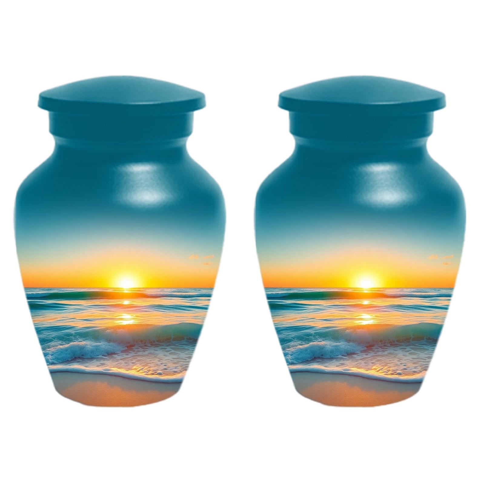 Flower Cremation Urns For Ashes - Wildflower Floral Urn For Male & Female