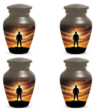 Military Urns For Human Ashes - US Army Veteran Cremation Urn For Veterans