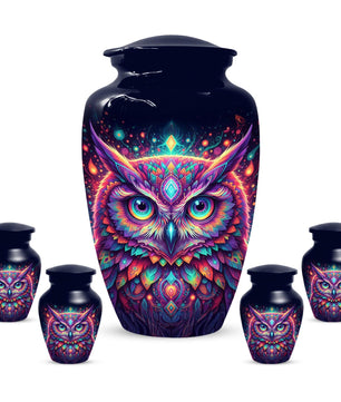 Owl Urn For Human Ashes - Adult Bird Cremation Urns For Male and Female