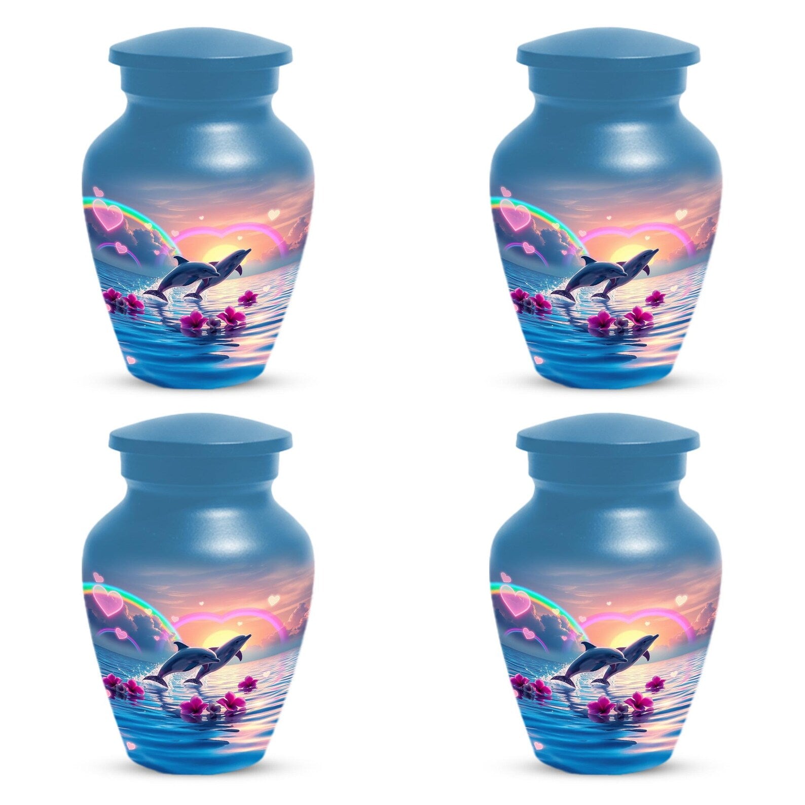 Dolphin Cremation Urns For Human Ashes | Ocean Urn For Adult Male and Female