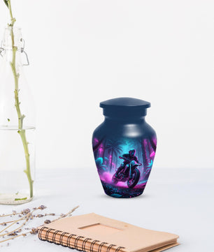 Motorcycle Urn for Human Ashes | Motorbike Small Keepsake Cremation Urns For Dad