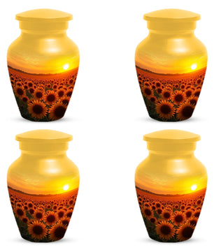 Sunflower Urn For Women | Flower Customized Cremation Urns For Mom Ashes