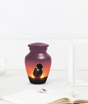 Orange Cat Cremation Urns For Ashes | Small keepsake Urn For Pet Memorial