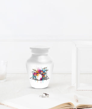 Drum Set Urns For Human Ashes Cremains | Custom Music Urn For Adults Personalized