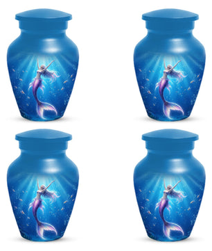 Mermaid Urn For Ashes Women | Custom Large and Keepsake Mini Urns For Female