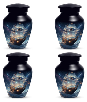 Sailboat Urns For Human Ashes | Heavenly Ship Custom Funeral Urn For Adults