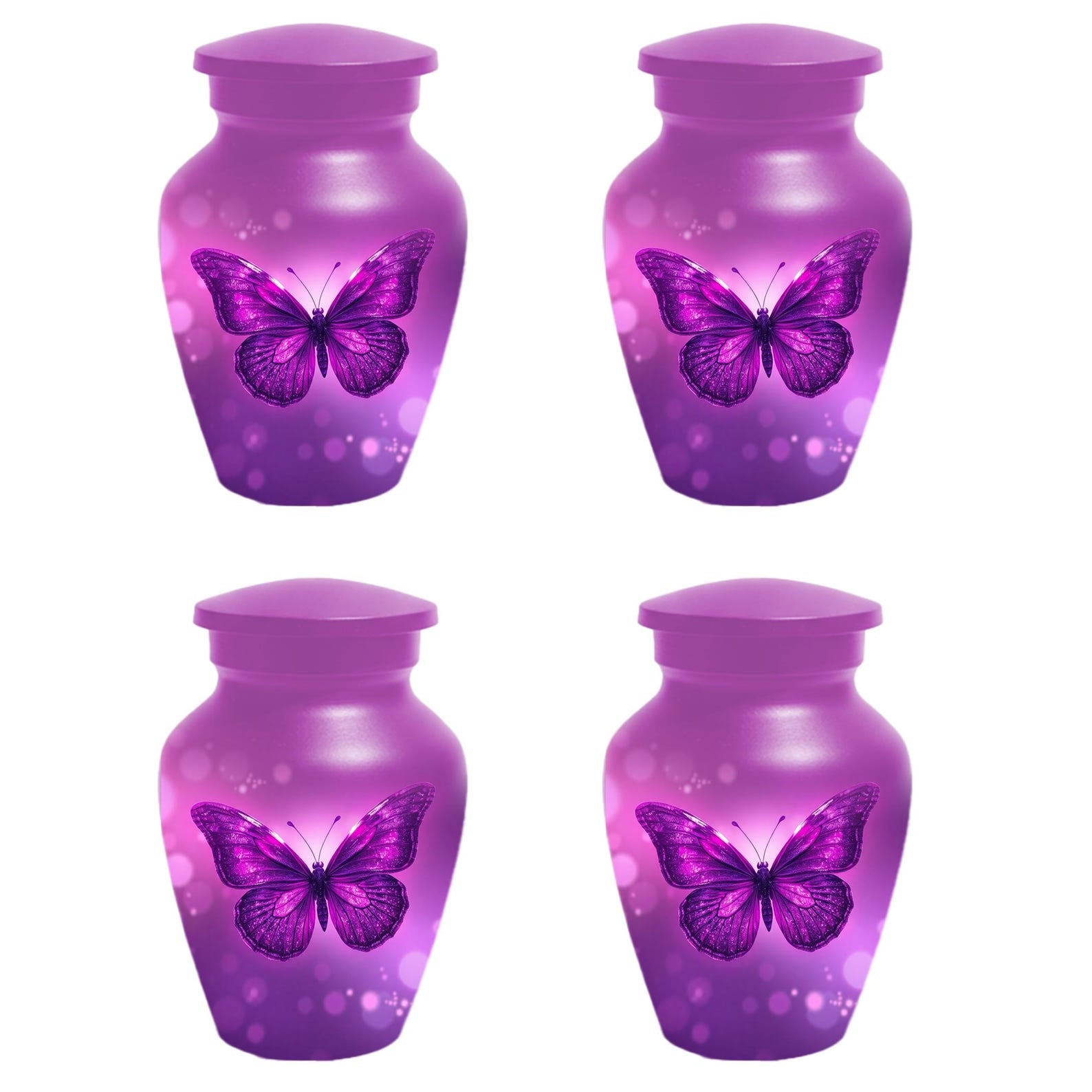 Pink Butterfly Urn for Mom - Pink Bird Urns For Adult Female Ashes
