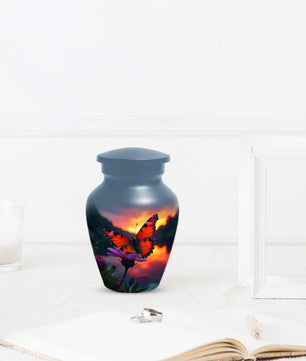 Monarch Butterfly Cremation Urn For Mother, Personalized Urns For Mom Ashes