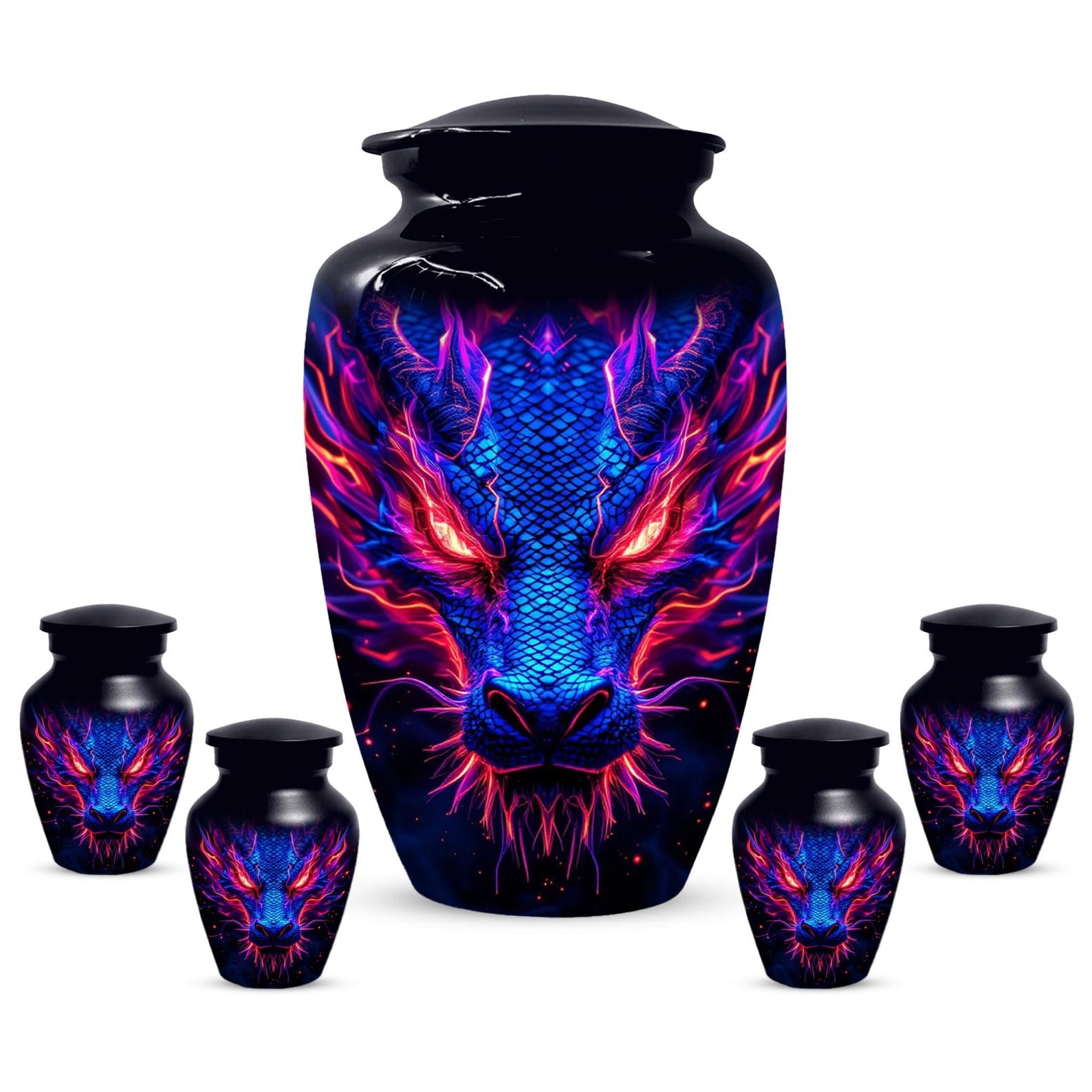 Bearded Dragon Urn For Human Ashes | Handmade Unique Funeral Urns For Dad