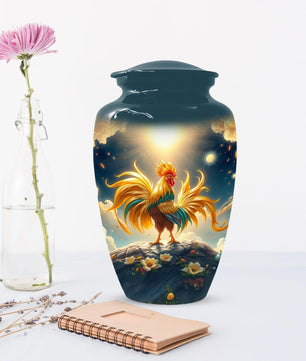 Chicken Urn for Human Ashes | Rooster Small Mini Keepsake Cremation Urns For Adult Cremains