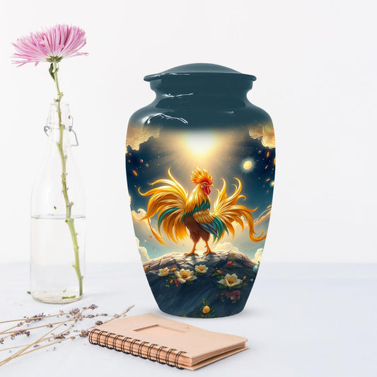Chicken Urn for Human Ashes | Rooster Small Mini Keepsake Cremation Urns For Adult Cremains