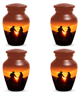 Dallas Cowboy Cremation Urns For Human Ashes | Cowgirl Personalized Urn For Adults