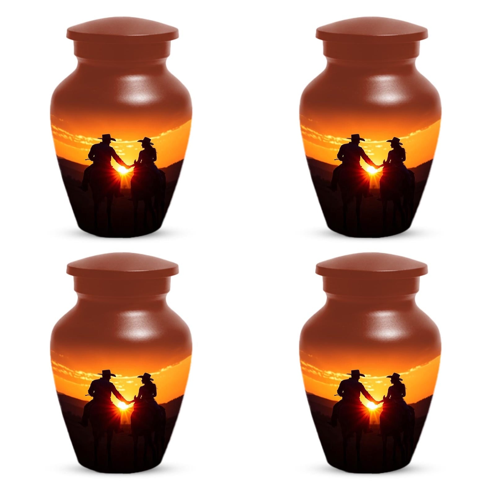 Dallas Cowboy Cremation Urns For Human Ashes | Cowgirl Personalized Urn For Adults