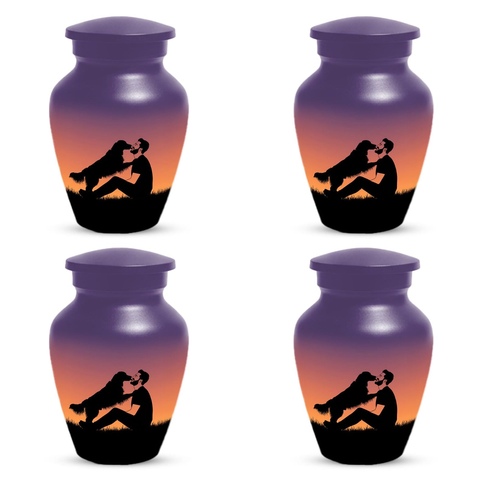 Dog Memorial Urn for Ashes | Handmade Personalized Pet Cremation Urns