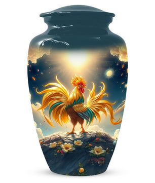 Chicken Urn for Human Ashes | Rooster Small Mini Keepsake Cremation Urns For Adult Cremains
