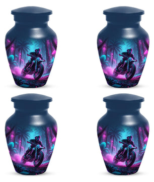 Motorcycle Urn for Human Ashes | Motorbike Small Keepsake Cremation Urns For Dad