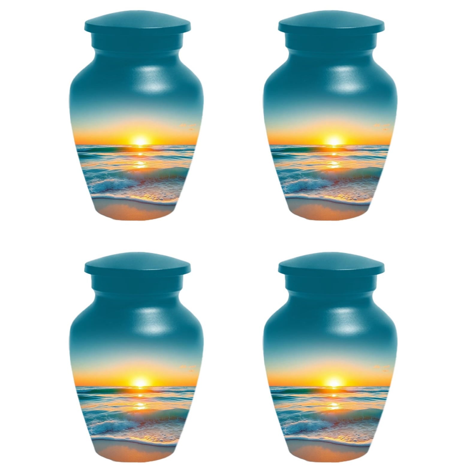 Flower Cremation Urns For Ashes - Wildflower Floral Urn For Male & Female