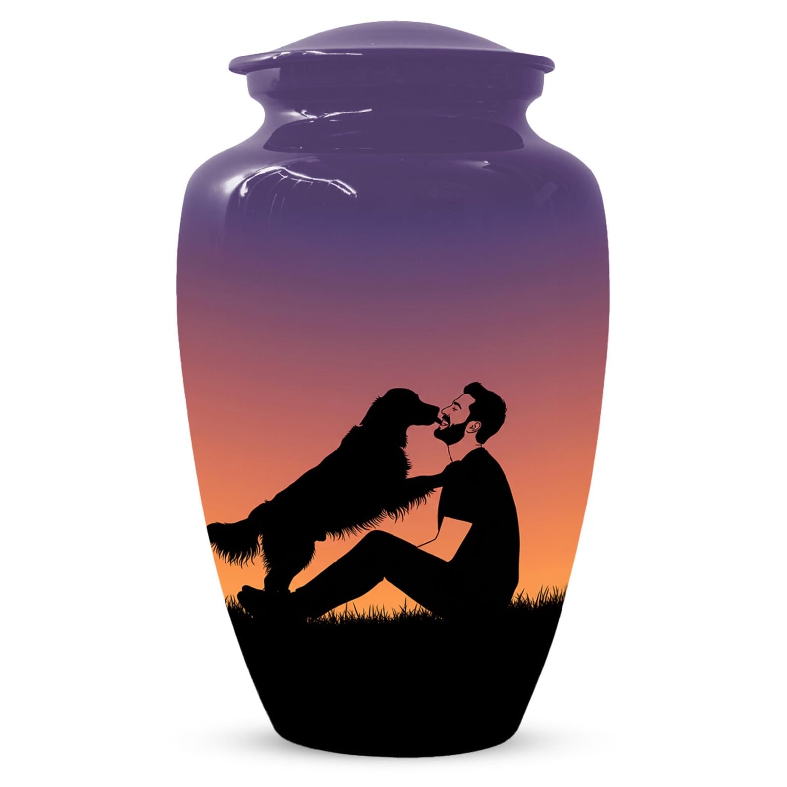 Dog Memorial Urn for Ashes | Handmade Personalized Pet Cremation Urns