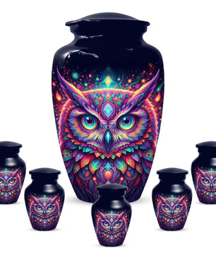 Owl Urn For Human Ashes - Adult Bird Cremation Urns For Male and Female