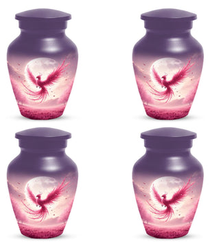 Pink Phoenix Urn For Ashes - Personalized Cremation Urns For Mom
