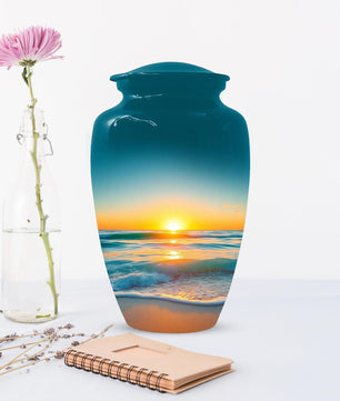 Flower Cremation Urns For Ashes - Wildflower Floral Urn For Male & Female