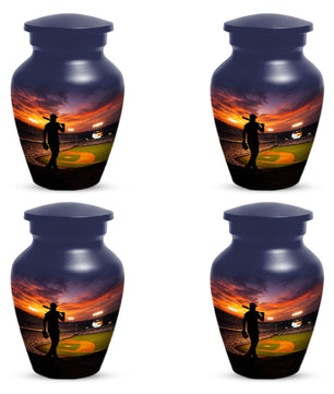 Baseball Urn For Adult Male - Personalized Sports Cremation Urns For Dad