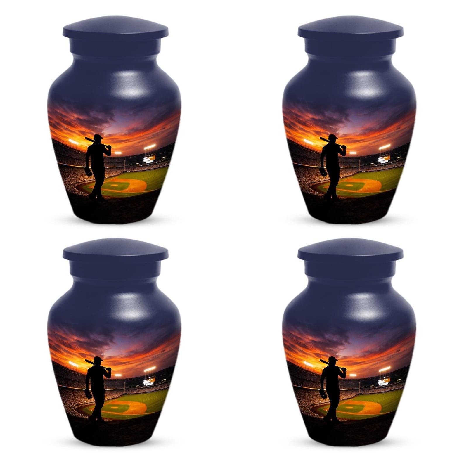 Baseball Urn For Adult Male - Personalized Sports Cremation Urns For Dad