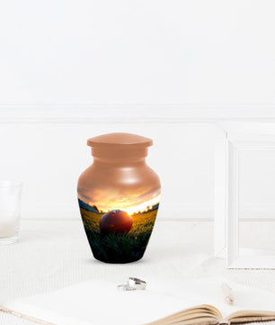 Football Urn for Dad Ashes | Soccer Ball Keepsake Mini Urns For Adult Men