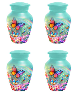 Large Butterfly Urn For Women - Flower Small Urns For Human Ashes Female