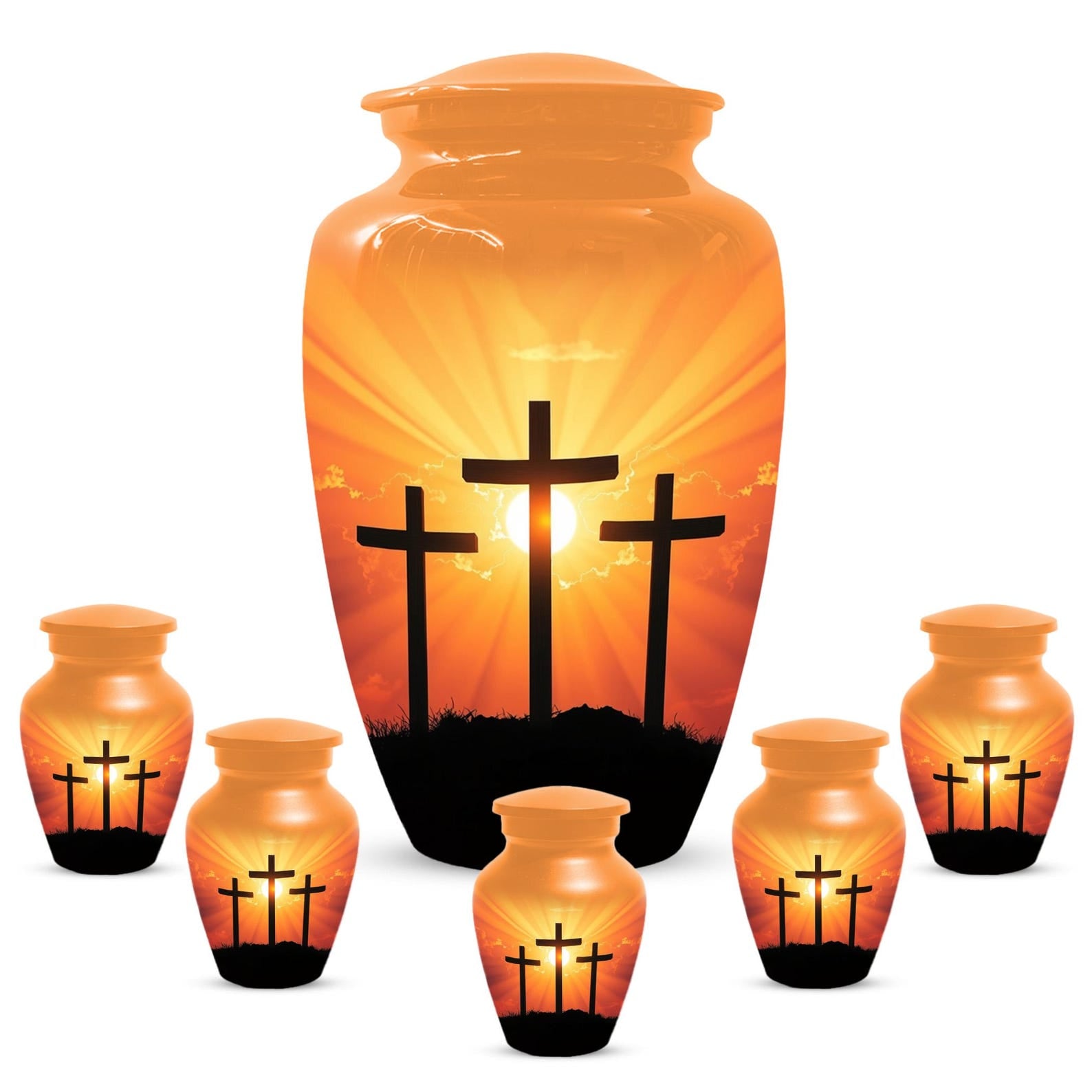 Cross Urn For Ashes | Customized Religious Urns For Adult Human Ash Remains