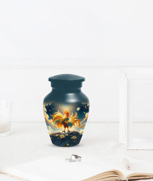 Chicken Urn for Human Ashes | Rooster Small Mini Keepsake Cremation Urns For Adult Cremains