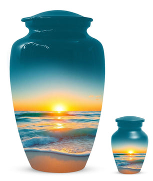 Flower Cremation Urns For Ashes - Wildflower Floral Urn For Male & Female