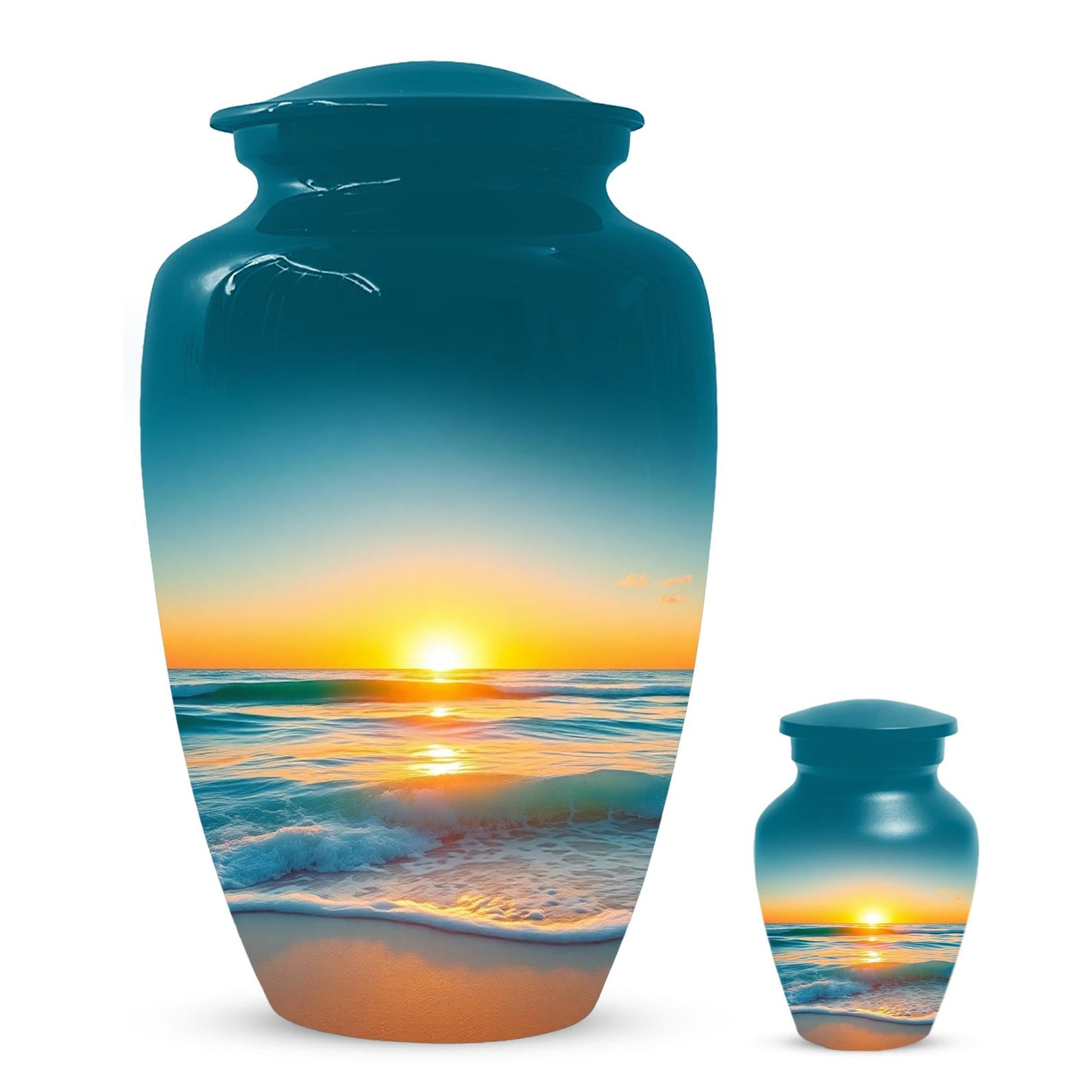 Flower Cremation Urns For Ashes - Wildflower Floral Urn For Male & Female