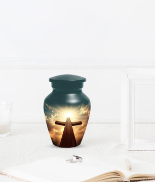 Cross Urn For Ashes | Religious Christian Urns For Adult Human Remains