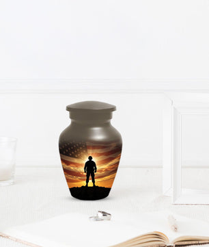 Military Urns For Human Ashes - US Army Veteran Cremation Urn For Veterans