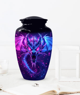 Dragon Urn For Human Ashes Adult Male | Unique Handmade Cremation Urns For Dad