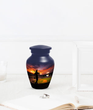Baseball Urn For Adult Male - Personalized Sports Cremation Urns For Dad
