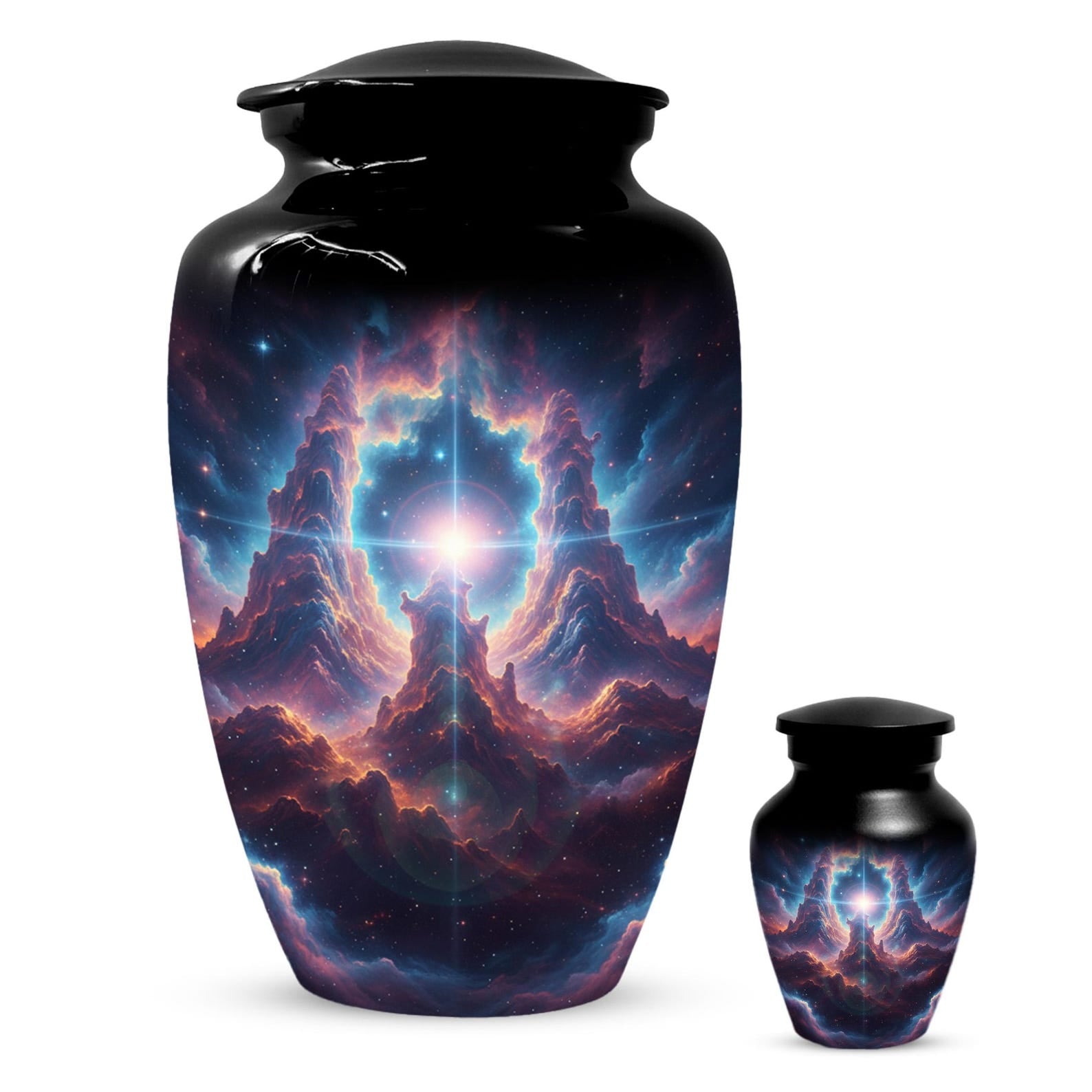 Galaxy Urn For Human Ashes | Personalized Small Cremation Urns For Male and Female