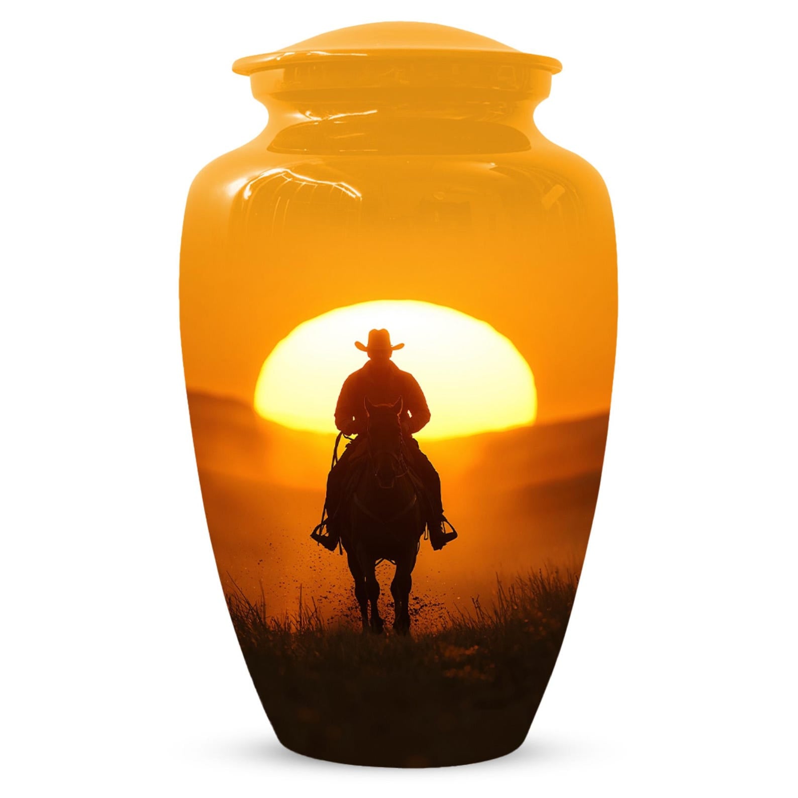 Dallas Cowboy Cremation Urn For Ashes, Peronalized Memorial Urns For Dad