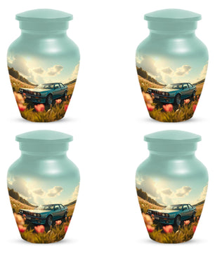 Classic Car Cremation Urns For Human Ashes | Personalized Keepsake Small Urn