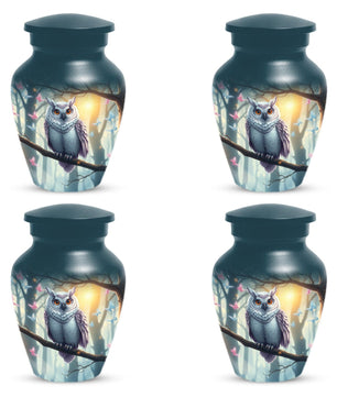 Owl Urn for Human Ashes | Mini Bird Cremation Urns For Adult Mom & Dad