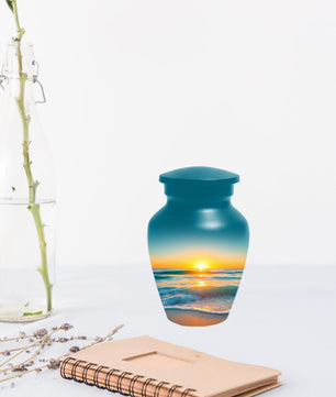 Flower Cremation Urns For Ashes - Wildflower Floral Urn For Male & Female