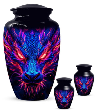 Bearded Dragon Urn For Human Ashes | Handmade Unique Funeral Urns For Dad