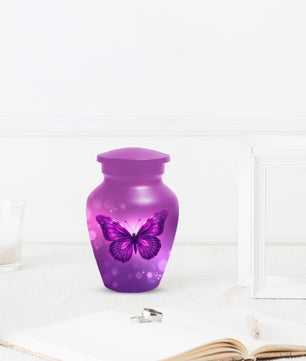 Pink Butterfly Urn for Mom - Pink Bird Urns For Adult Female Ashes