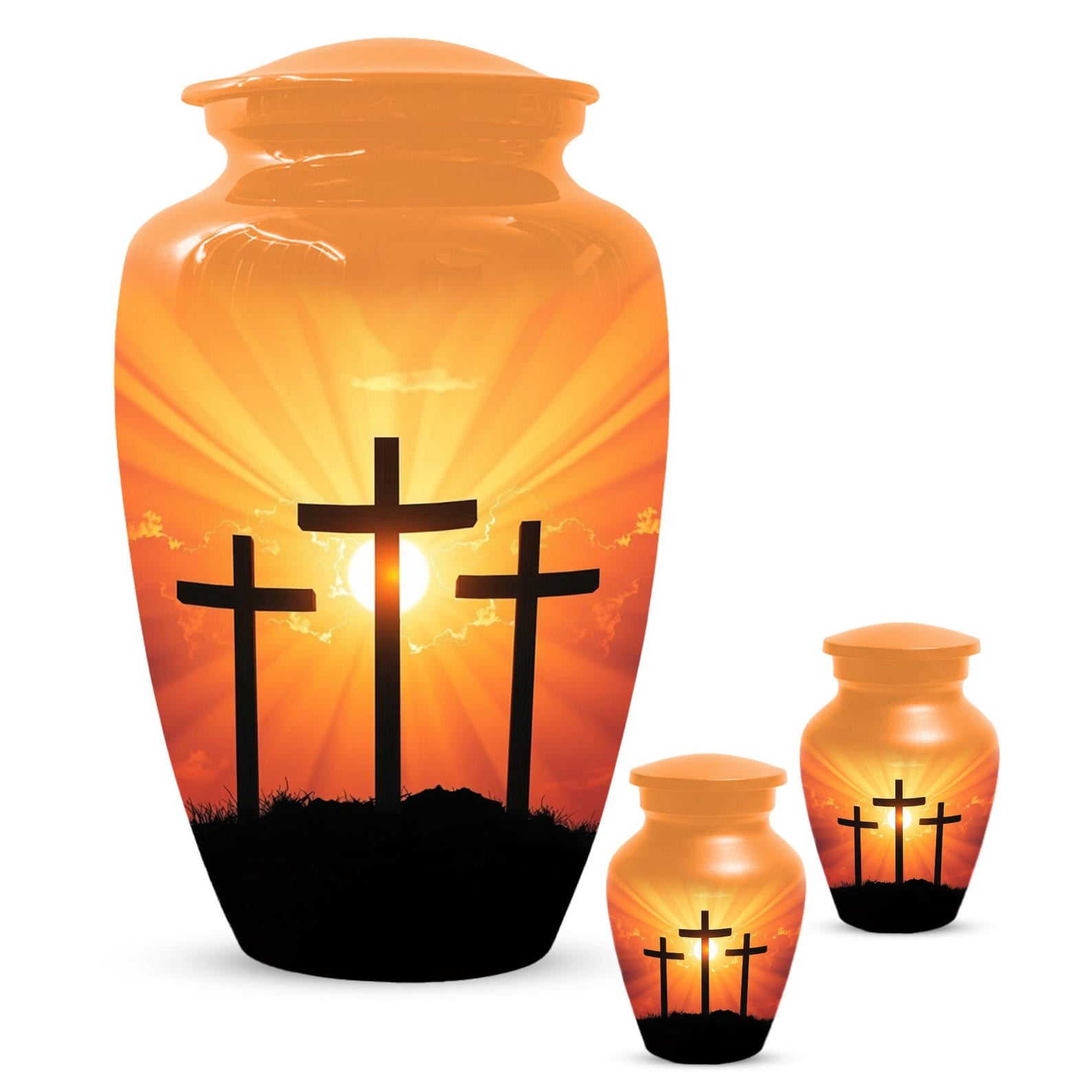 Cross Urn For Ashes | Customized Religious Urns For Adult Human Ash Remains