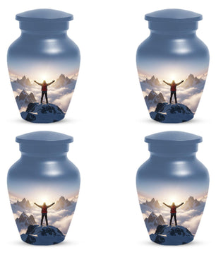 Hiking Urns For Adult Male | Mountain Cremation Urn for Human Ashes Cremains