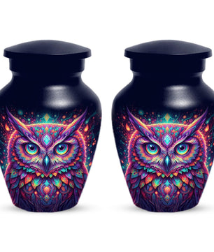 Owl Urn For Human Ashes - Adult Bird Cremation Urns For Male and Female