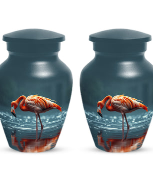 Flamingo Cremation Urn for Ashes – Custom Bird Memorial Urns for Adults