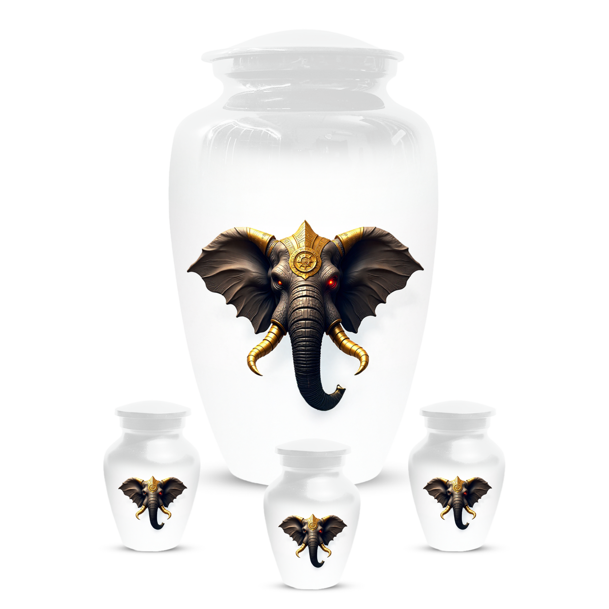 Elephant Urn for  Human Ashes – Custom Adult Cremation Urns for Dad, Mom, Men & Women|  Elephant Memorial Funeral